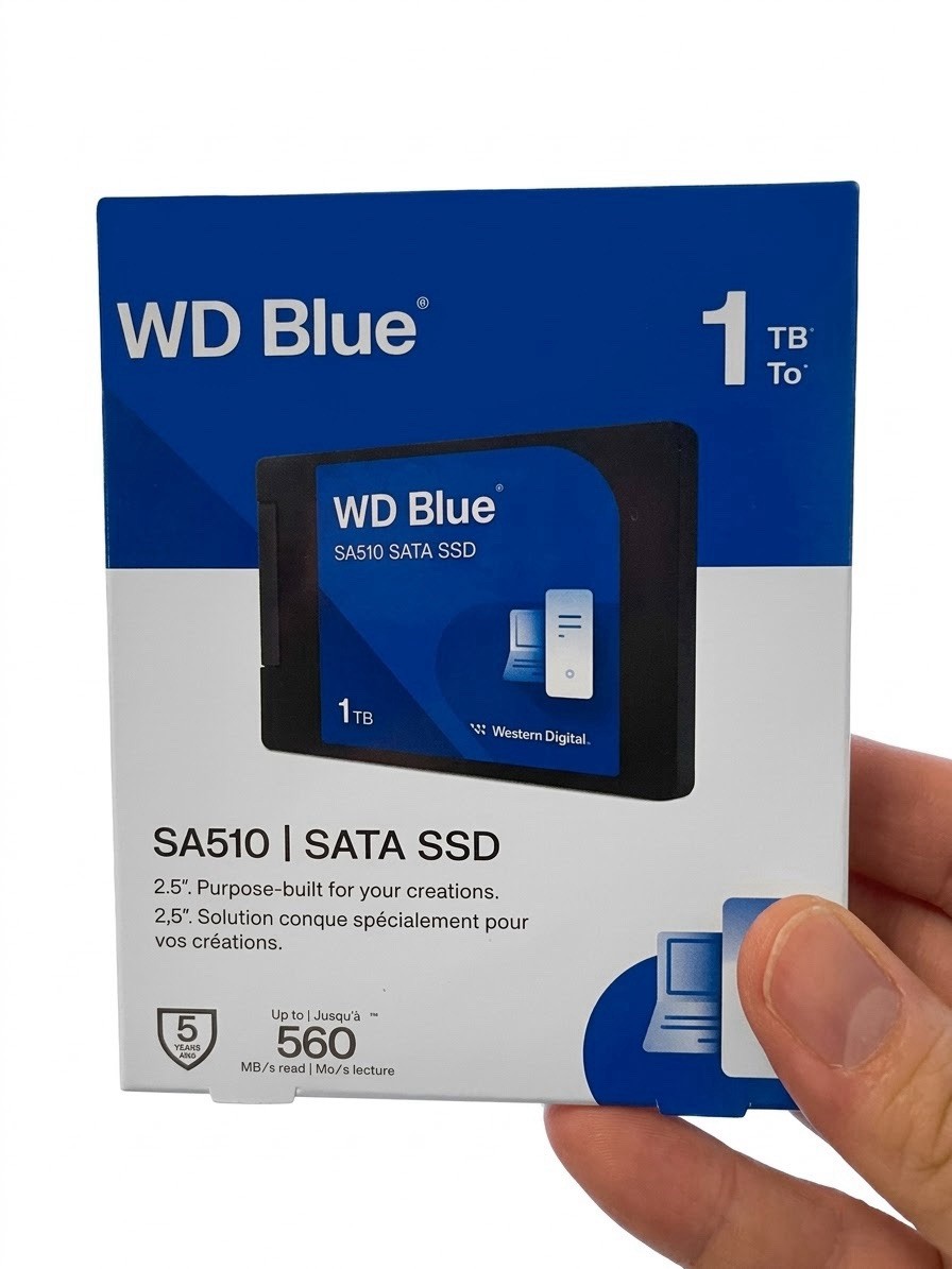 Western Digital WD Blue SA510 1TB 2.5" SATA III Internal SSD - Brand New Sealed