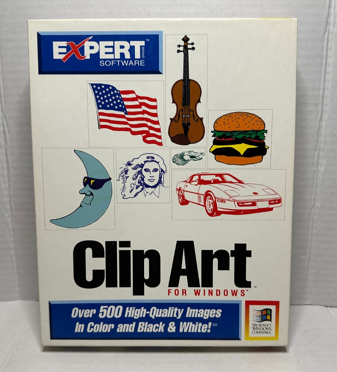 VTG Expert Software 1994 Clip Art Favorite Games For Windows 3.5" Vintage