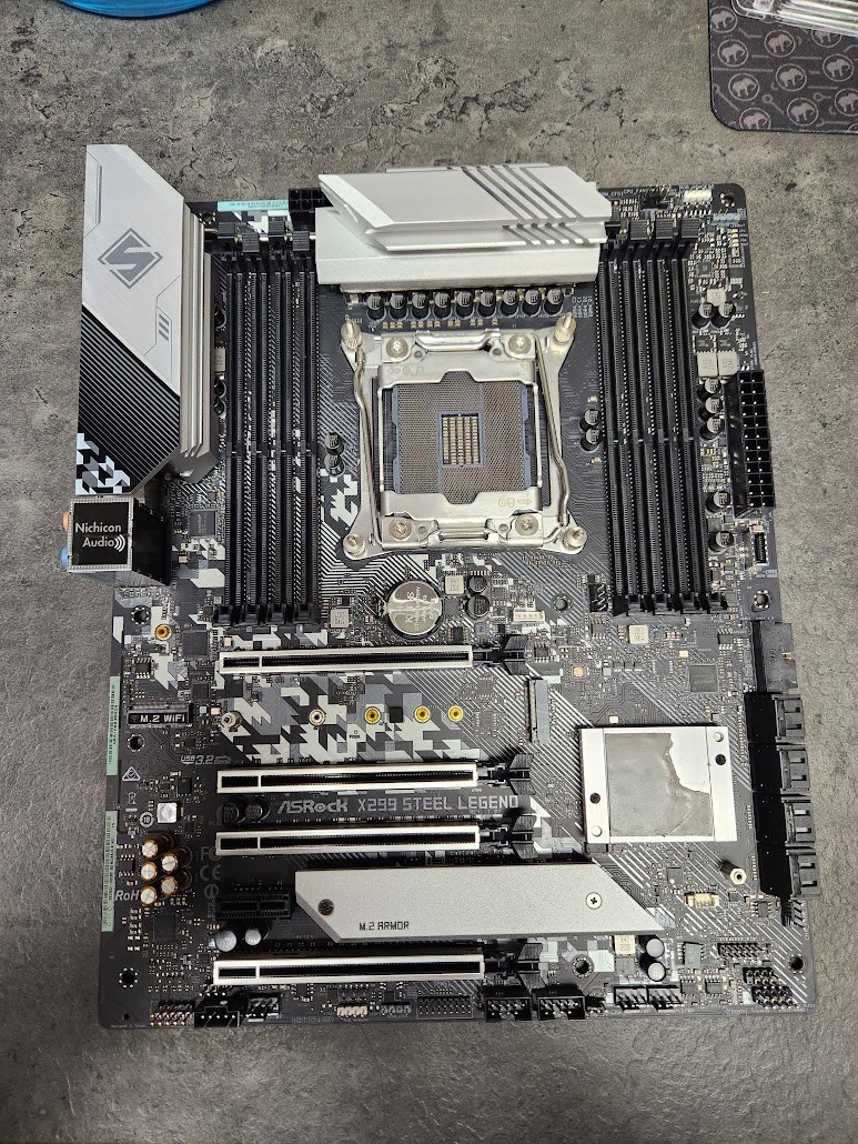 DEFECTIVE ASRock X299 STEEL LEGEND Intel X299 ATX LGA 2066 DDR4 Motherboard