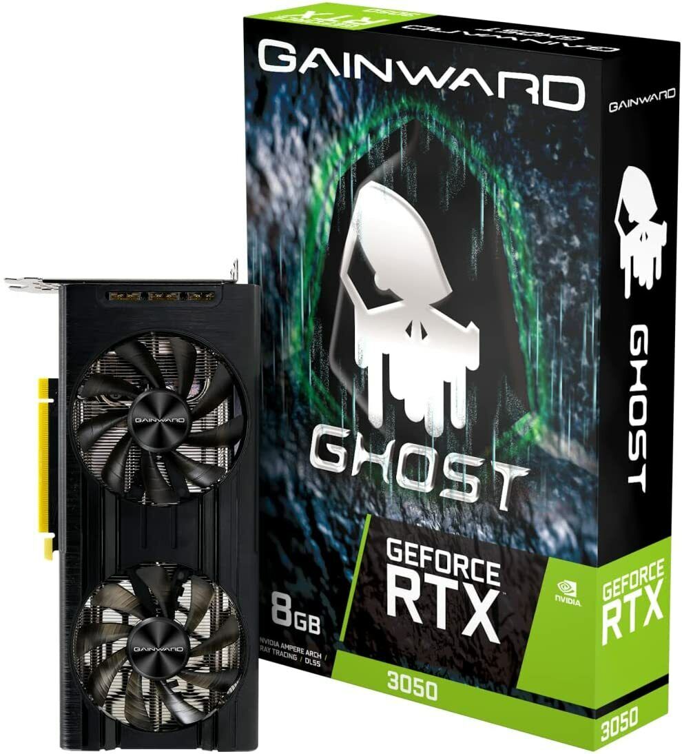 GAINWARD GeForce RTX3050 GHOST 8GB Graphics Board NE63050019P1-190AB-G VD7975
