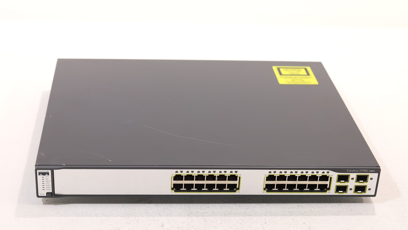 Cisco Catalyst 3750G 24-Port Gigabit Managed Switch P/N: WS-C3750G-24TS-S1U
