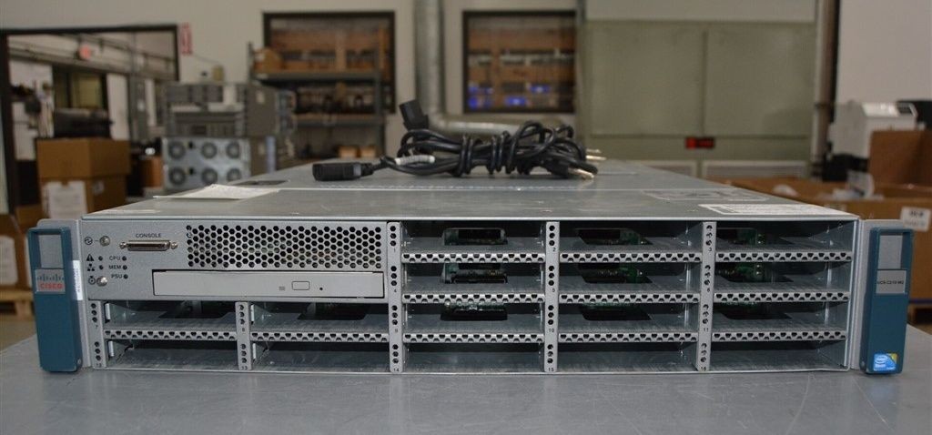 CISCO UCS C210 M2 2.5x16 Server 2*XEON E5640 48GB SEE NOTES
