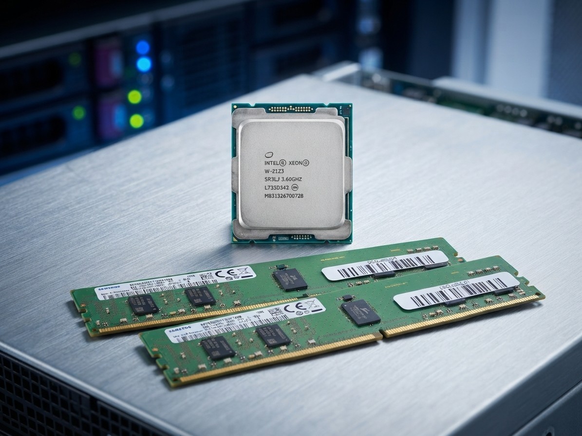 Intel Xeon W-2123 CPU + 16GB (2x 8GB) Samsung ECC RAM + Terra Cooler