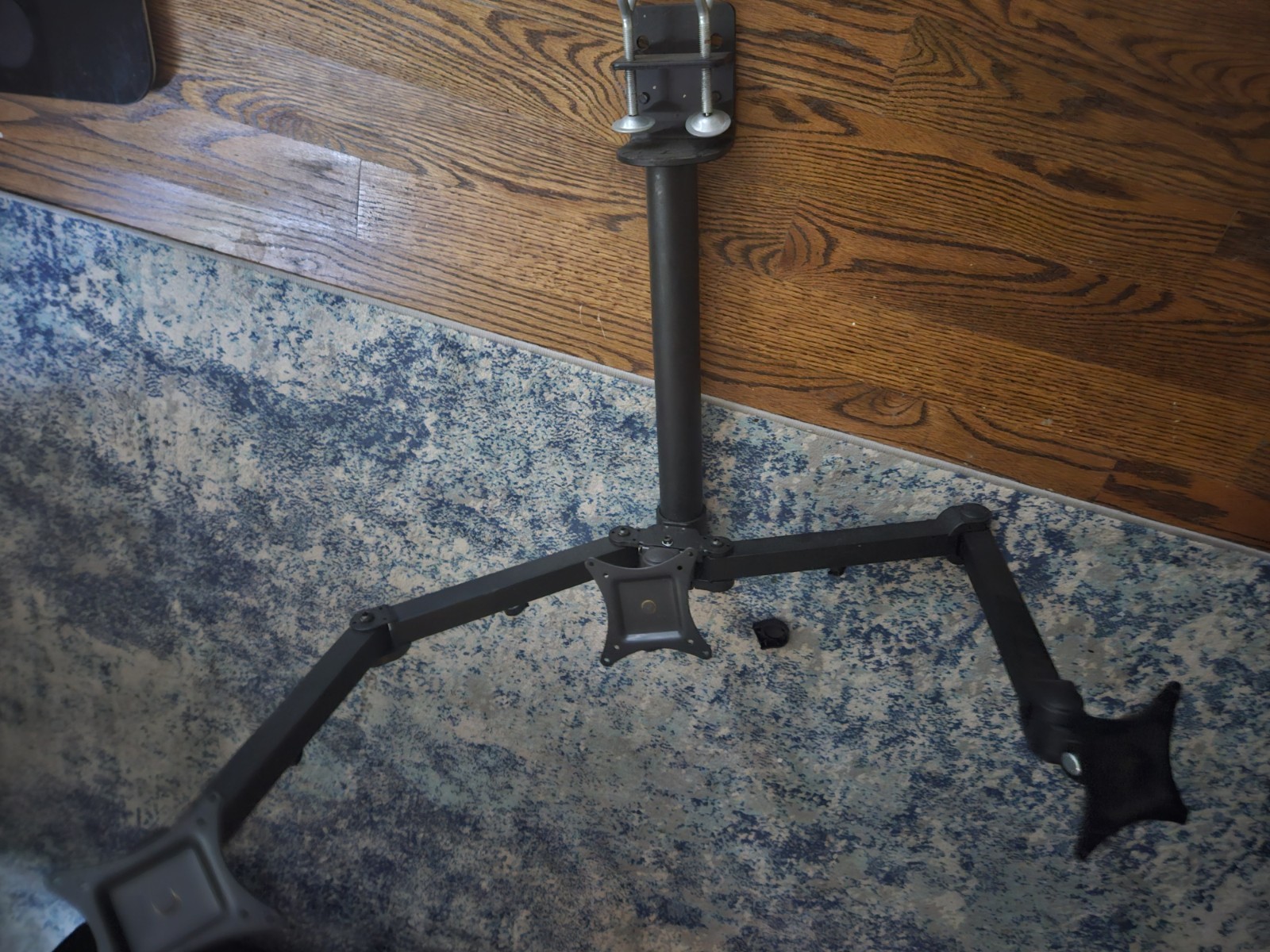 VIVO Heavy Duty Flush to Wall Triple Monitor Desk Mount, 3 Screens up to 27"