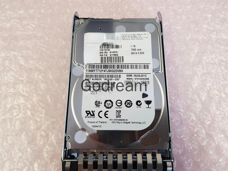 For IBM 81Y9730 1TB SATA IBM 6GB 7.2K 2.5 inch 81Y9731 server hard disk