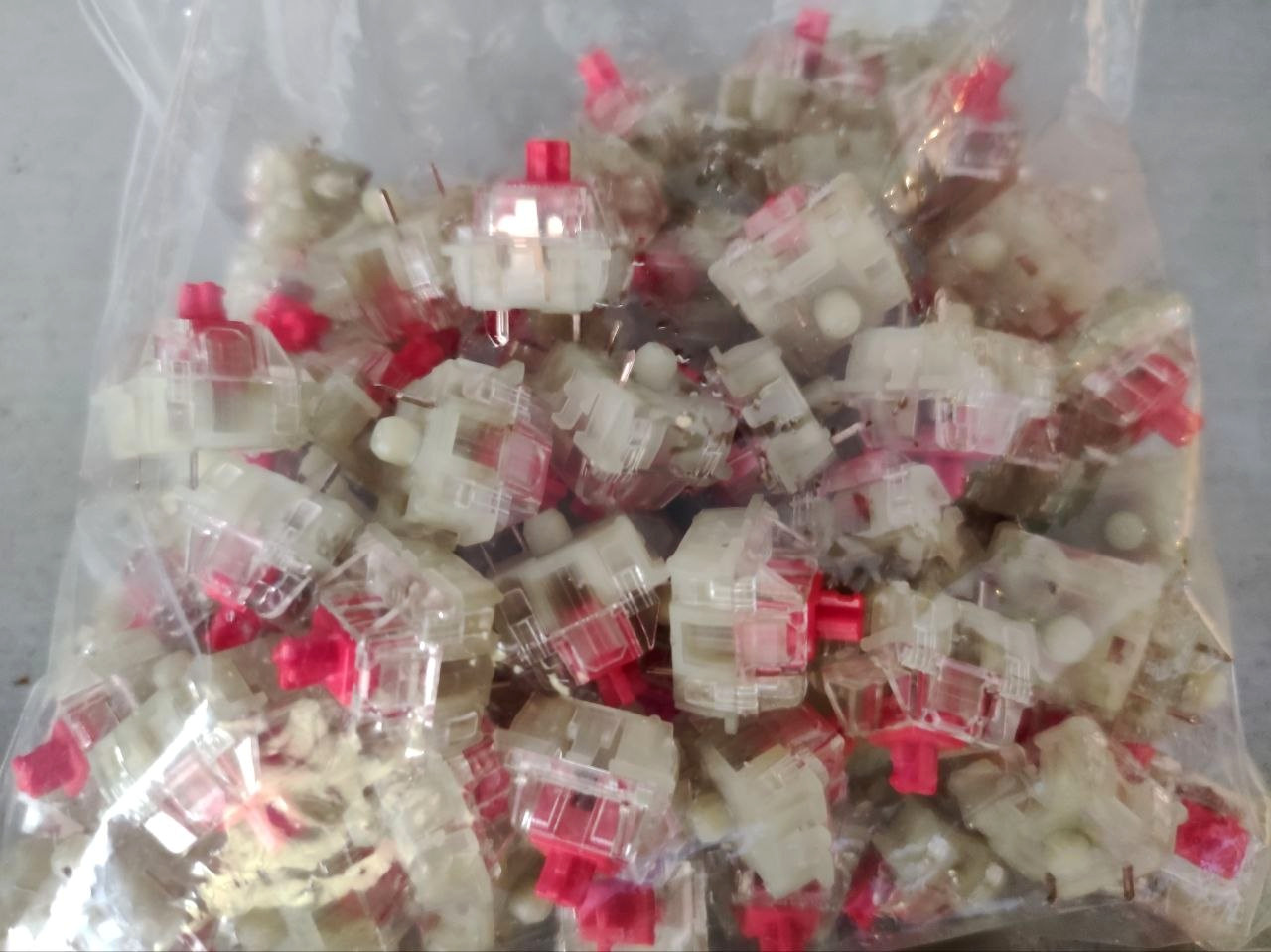 Cherry mx2a Red RGB linear switch (107 ct.) mechanical keyboard switches
