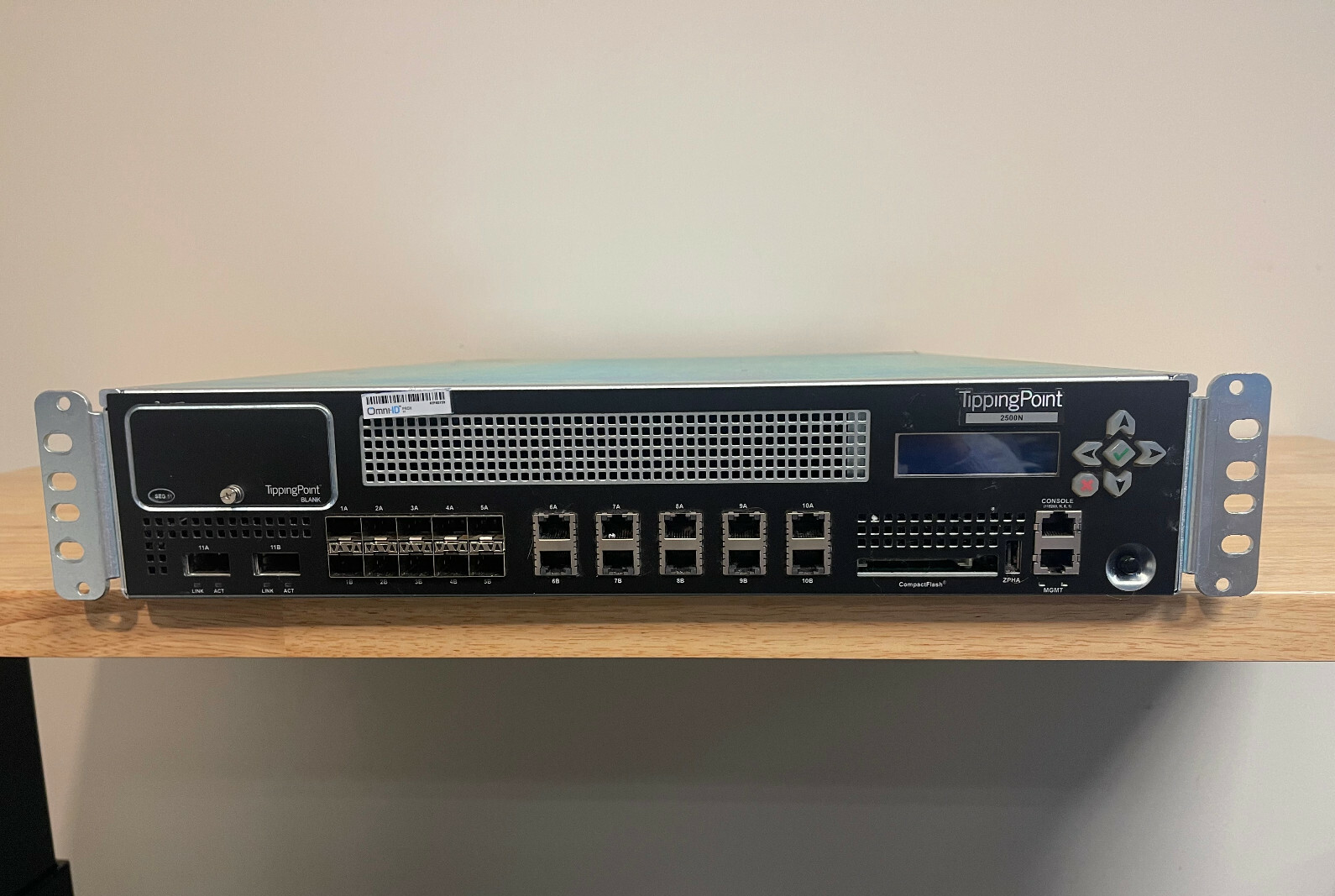HP TippingPoint S2500N IPS Intrustion Prevention System 10x RJ45 10x SFP 2x XFP