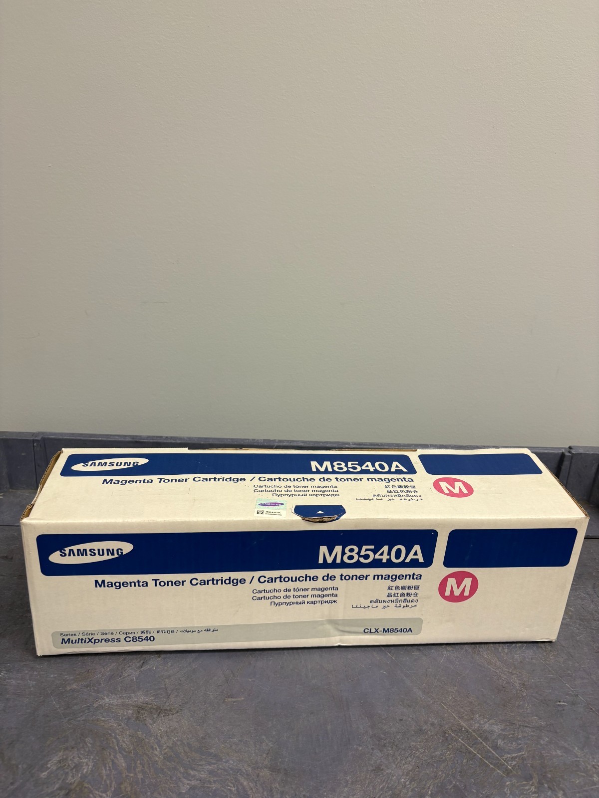 Genuine Samsung CLXM8540A CLX-M8540A Magenta Toner Cartridge M8540 NEW NIB
