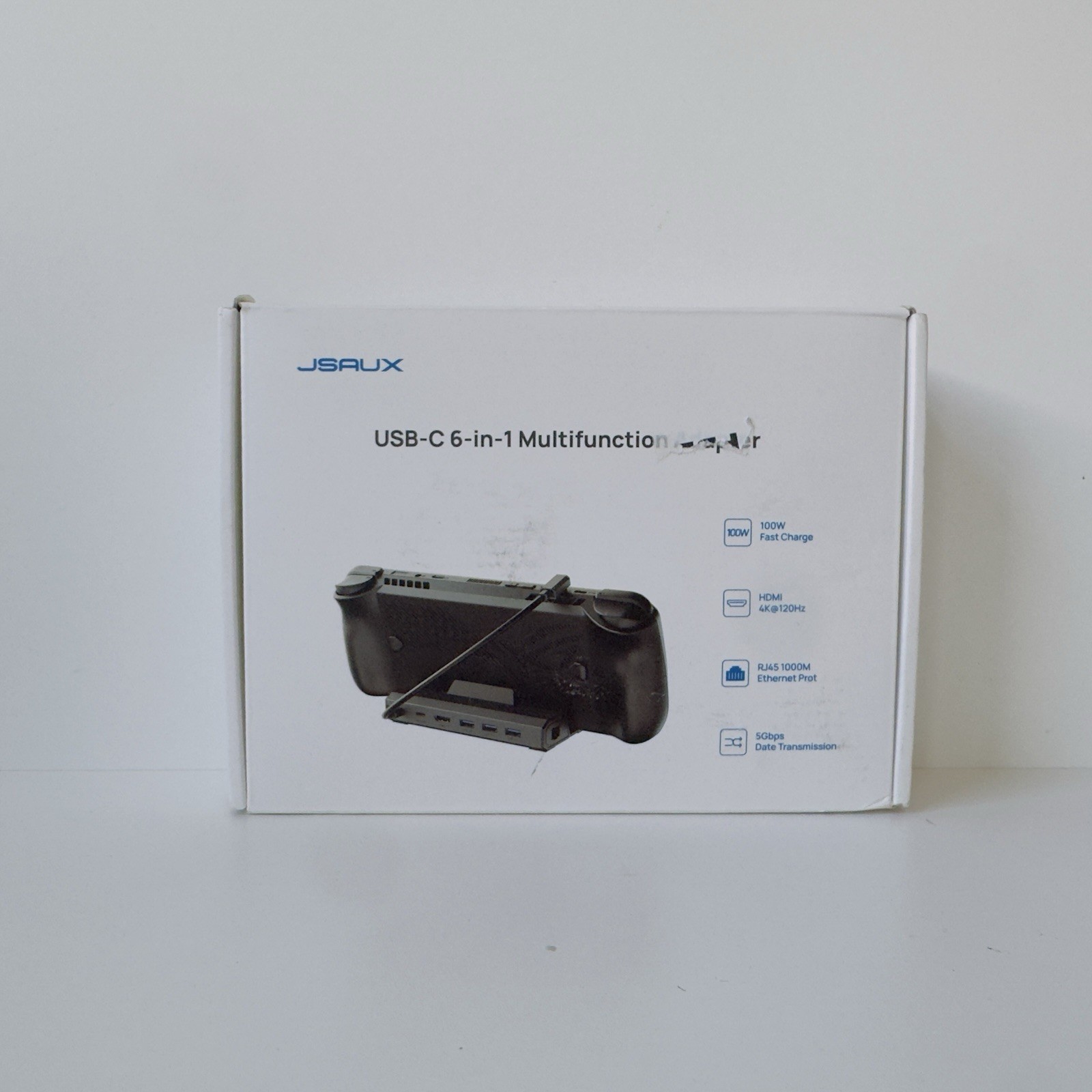 JSAUX USB-C 6-in-1 Multifunction Adapter  Hb0603 Sealed Docking Station Deck
