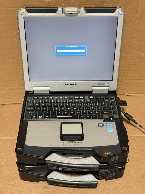 2 x Panasonic CF-31 i5 3rd Gen 4GB RAM No SSD/No Caddy/ No Charger, BIOS LOCK