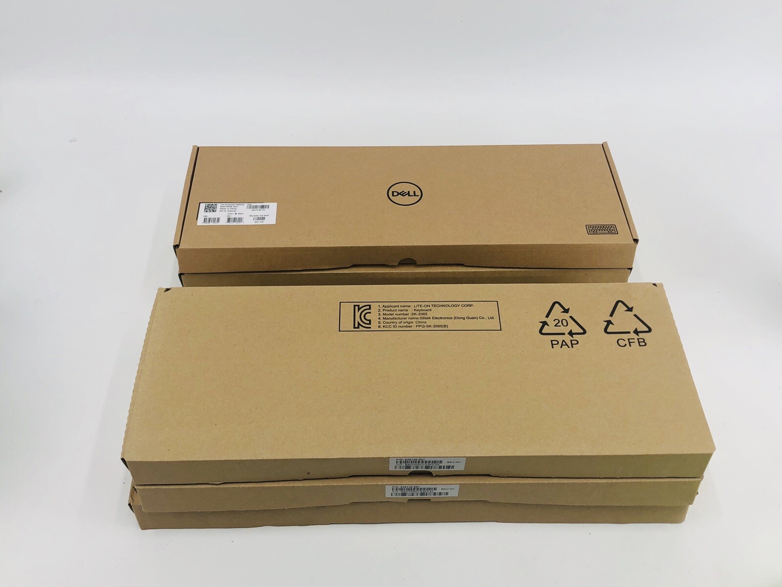 Lot of 6 Brand new DELL & HP Wired Keyboard