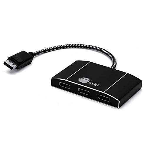 SIIG 8K 1x3 DisplayPort 1.4 to DisplayPort MST Hub Splitter (cedp0p11s1)