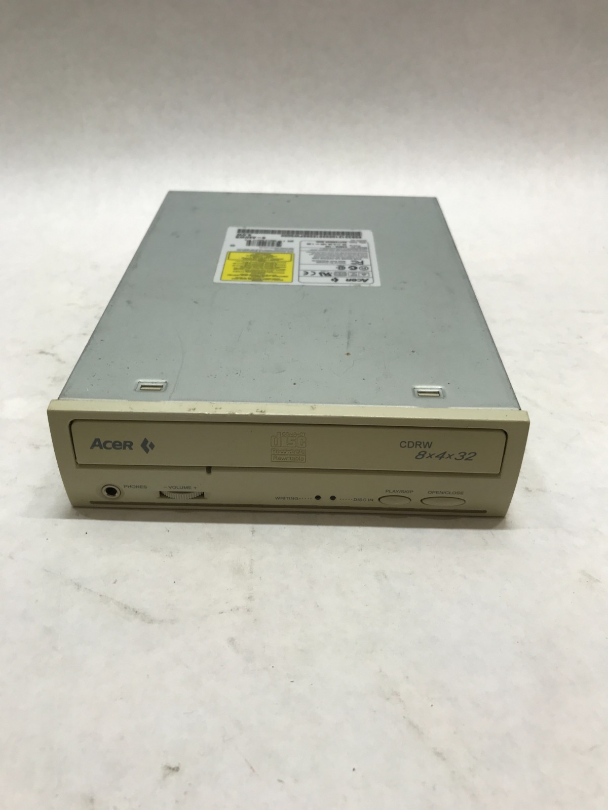 Vintage Acer 8432IA-102 CDRW 8x4x32 IDE CD-ROM Drive Tested & Working - DW