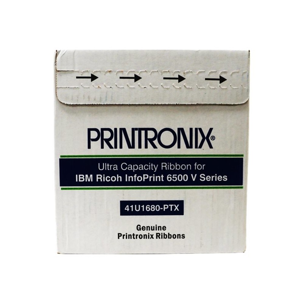 PRINTRONIX 41U1680-PTX LLC 6500 ULTRA CAPACITY SPOOL RIBBON 6 PACK. YIELDS 81M