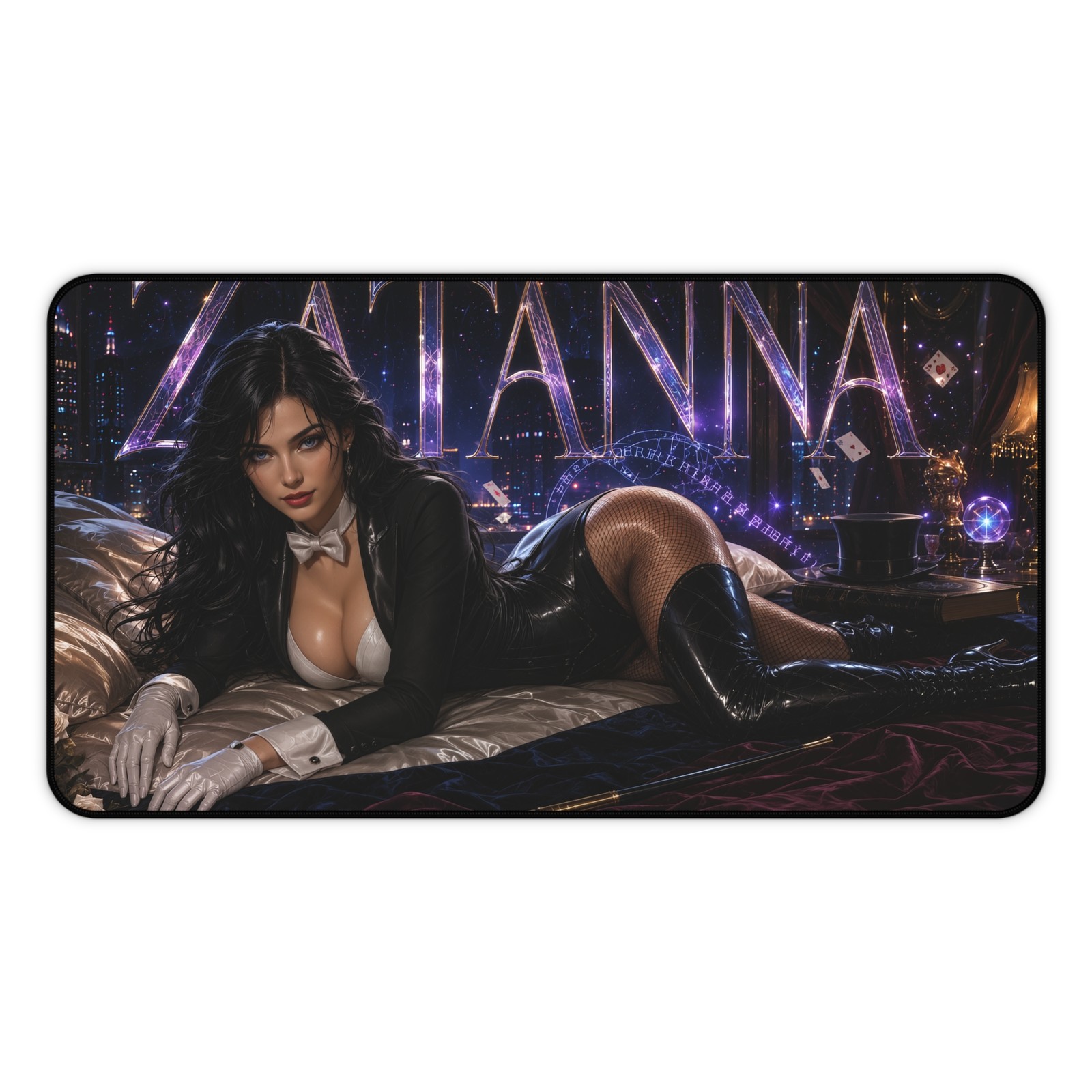 Zatanna Mouse Pad, DC Comics XXL Gaming Desk Mat, Magic Desk Pad