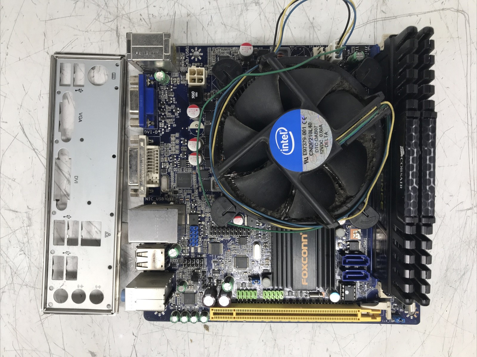 FOXCONN H61S Motherboard Intel Celeron G530 @ 2.4GHz CPU 8GB RAM Boot to BIOS