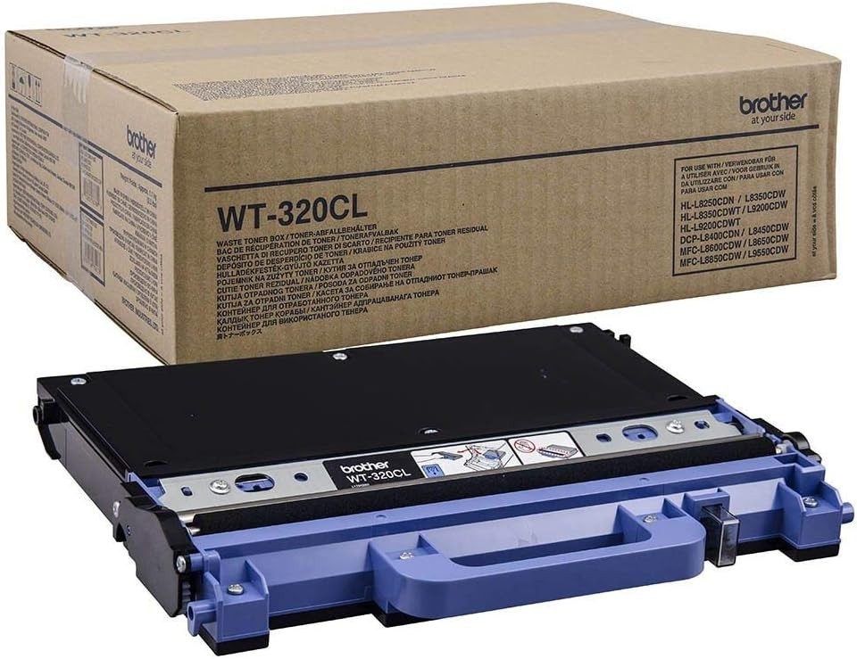 Brother WT-320CL Waste Toner Unit, Brother Genuine Supplies, black/blue