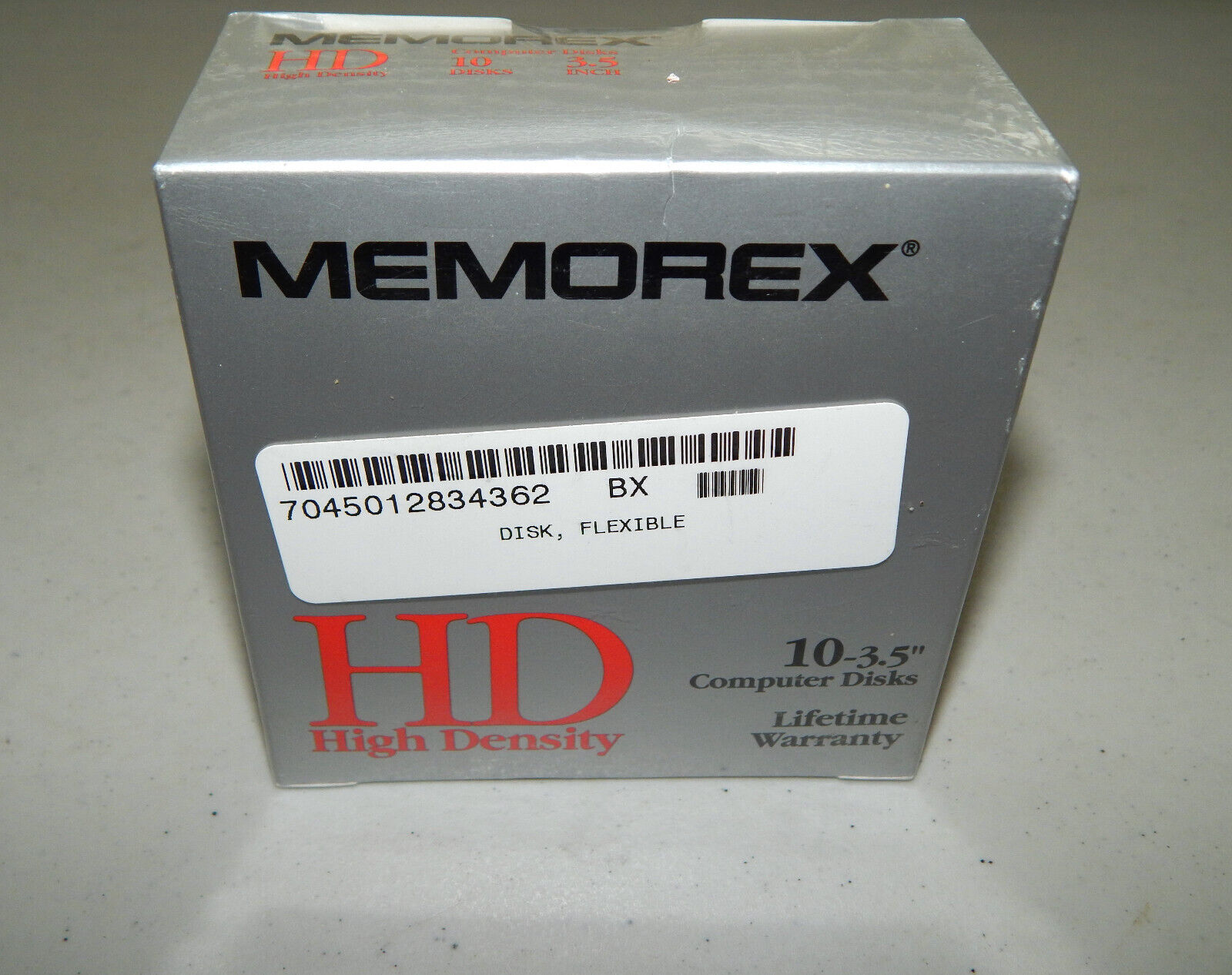 NOS Sealed Memorex High Density Diskettes 3.5