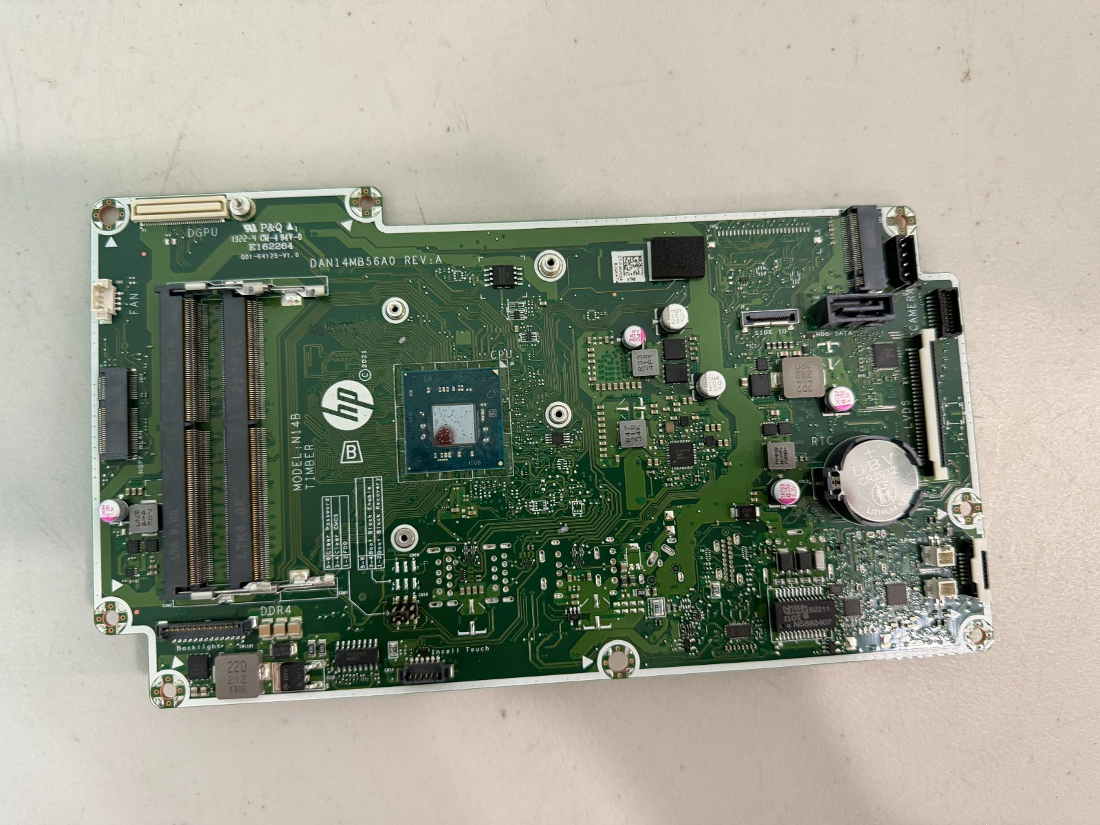 HP 22 All-in-One PC Intel Pentium Silver J5040CPU MOTHERBOARD DAN14MB56A0 Rev:a