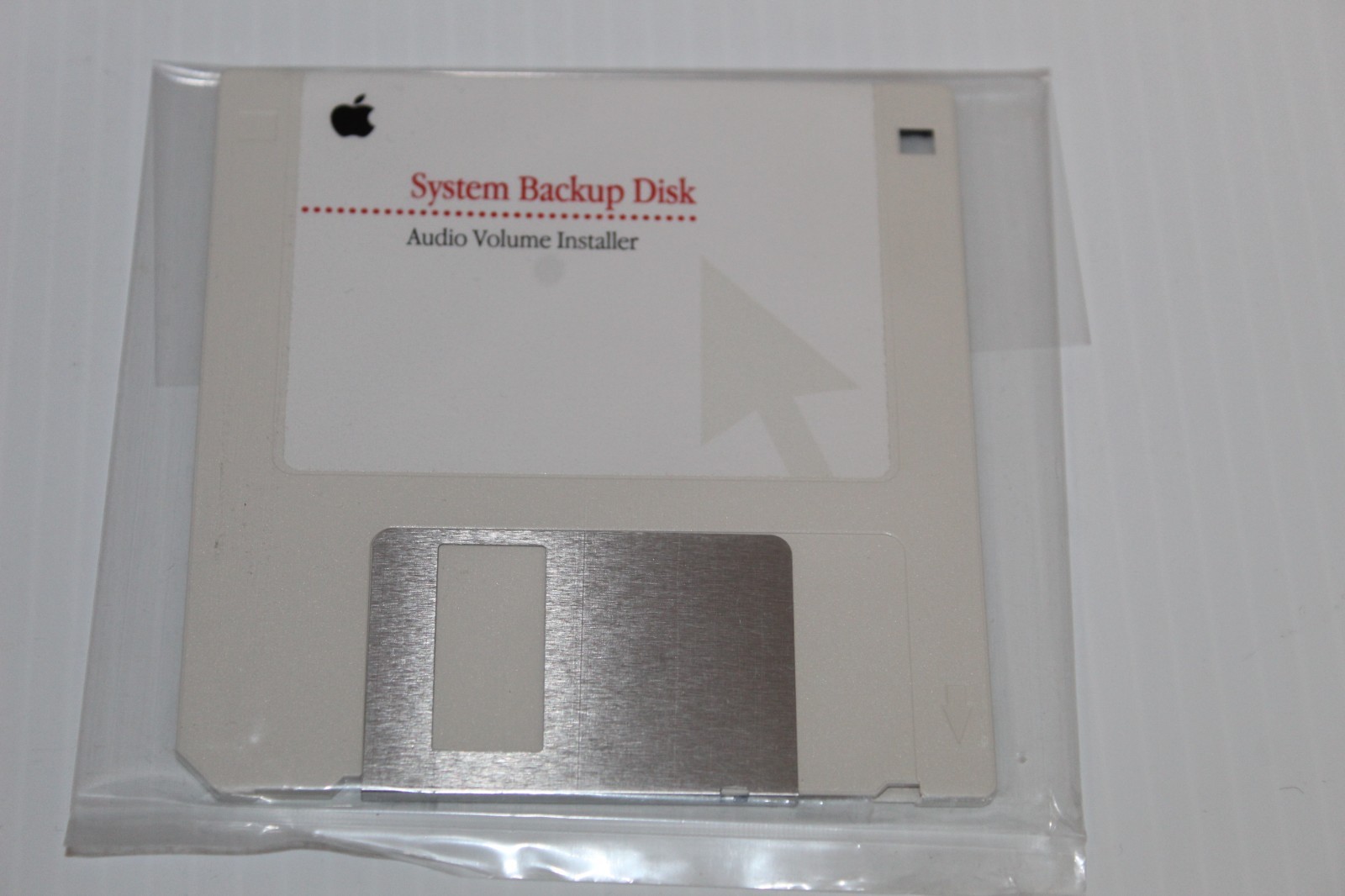Vintage 1995 Apple System Backup Disk Audio Volume Installer Floppy 690-2827A