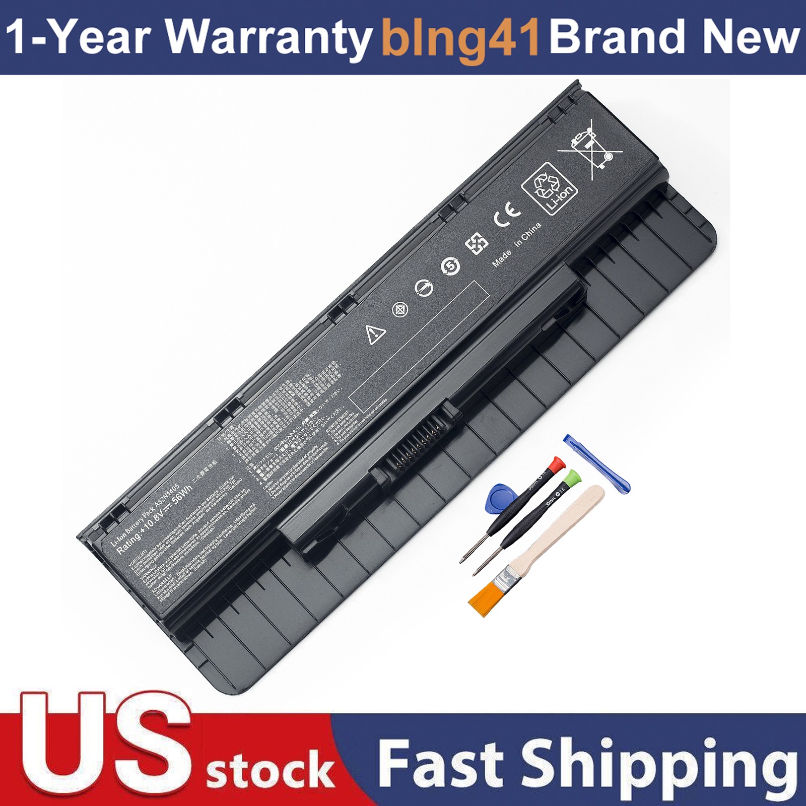 New A32N1405 Battery For ASUS GL551 GL551J GL551JK GL551JM GL551JW GL551JX GL771