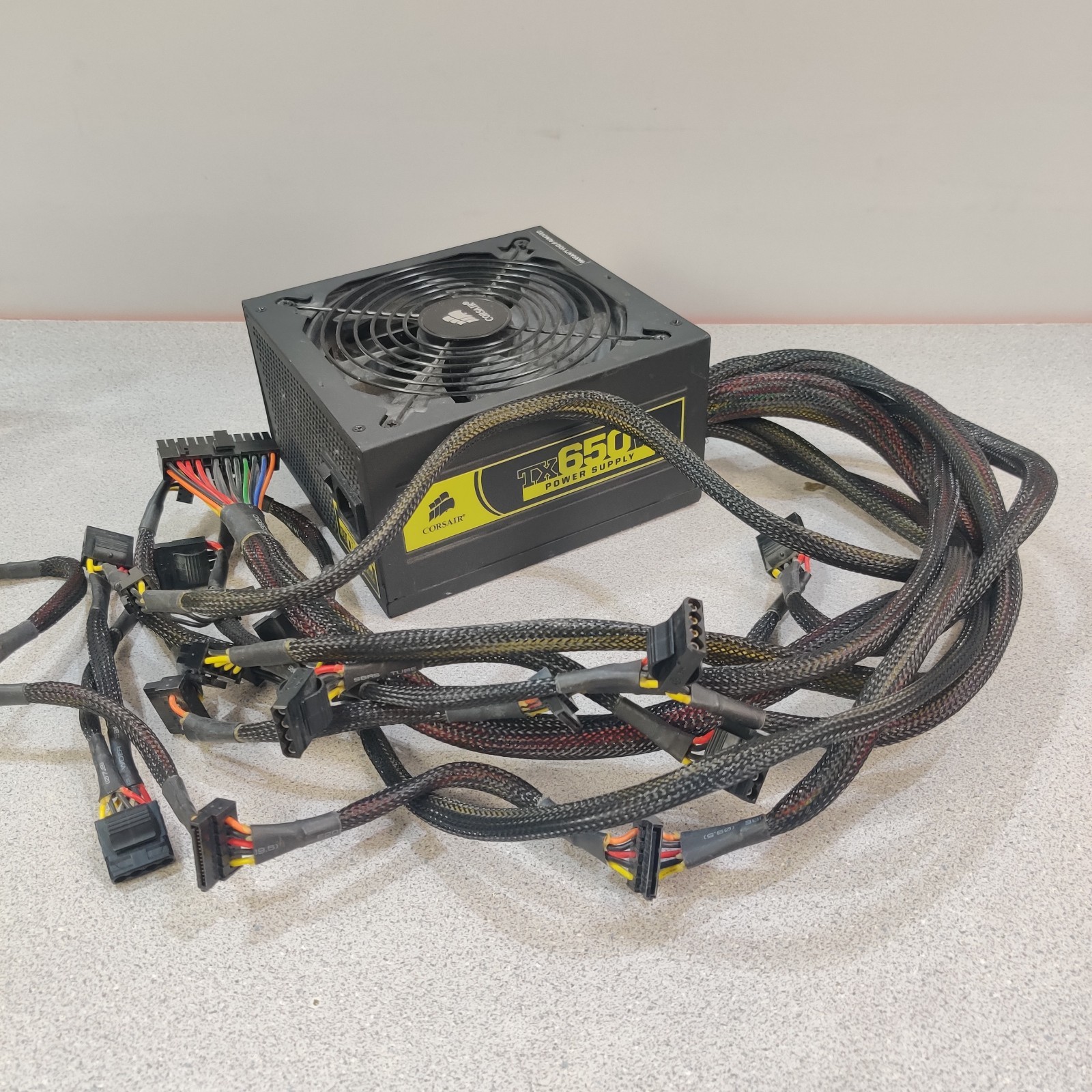 Corsair CMPSU-650TX TX650W Power Supply Used (Untested)