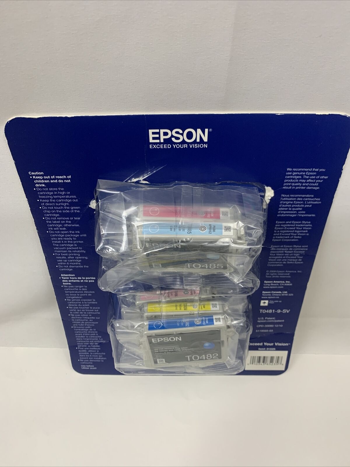 2016 New 5 Genuine Epson 48 Ink T048 ~ T0482 T0483 T0484 T0485 T0486 ~ R200   