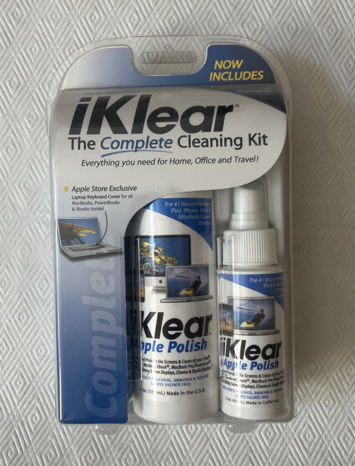 iKlear Apple Polish iPhone iPod Macbook apple displays Cleaning Kit 