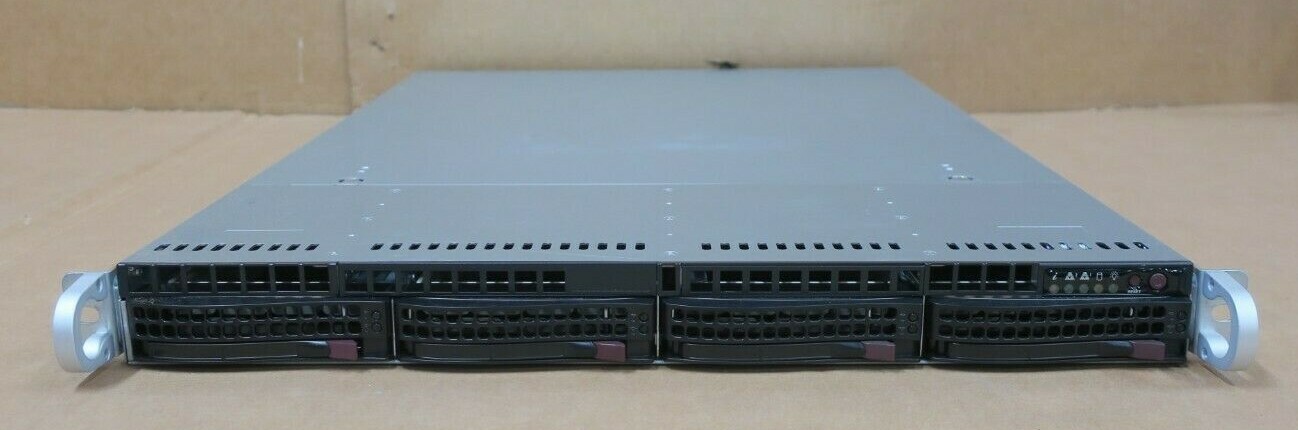 Supermicro 1U CSE-815 X10SLM+-LN4F E3-1270v3 16GB Ram 4x HDD Bay LSI RAID Server