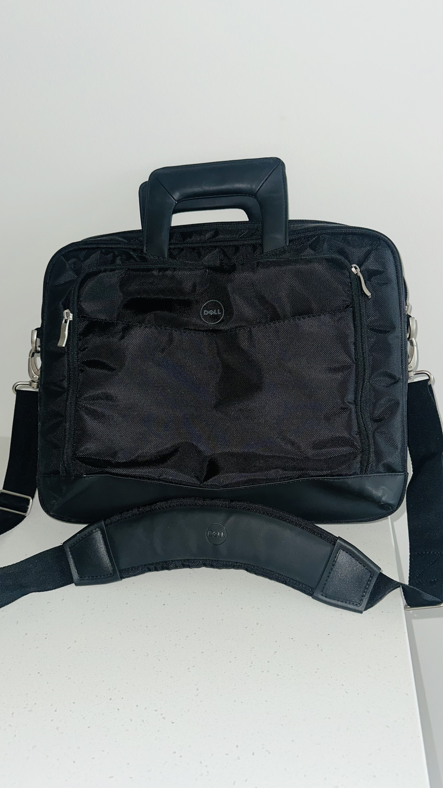 Dell  Deluxe Laptop Computer Carrying Briefcase Bag Shoulder Strap Black B24