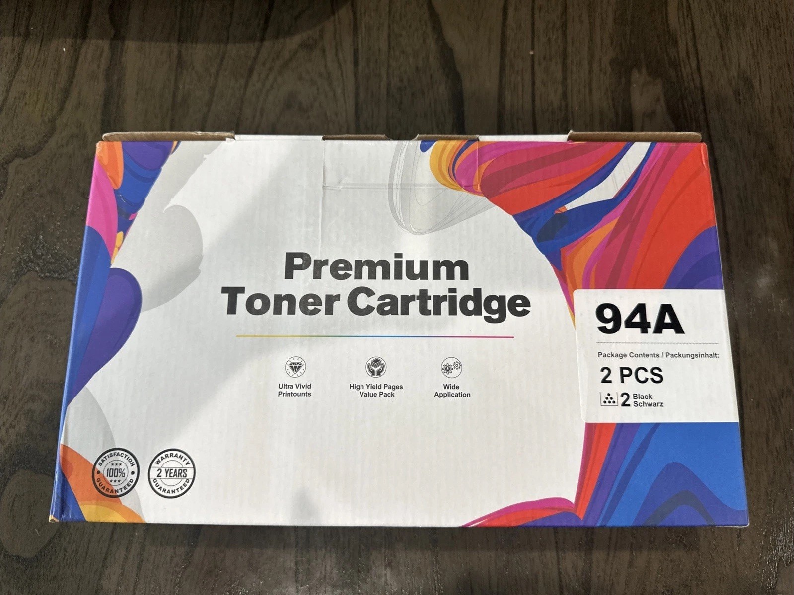 2PK Black CF294A 94A Toner Cartridge for HP LaserJet Pro M118dw M148dw M148fdw