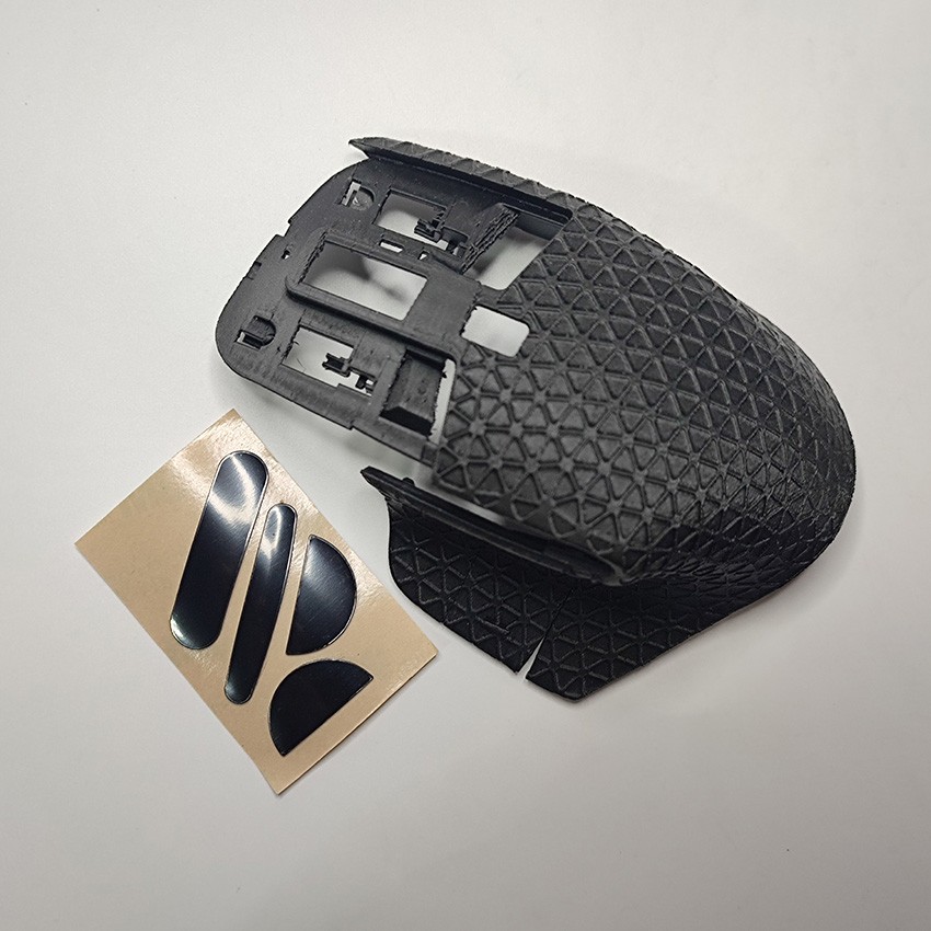 Mouse Shell Housing Cover with Foot Pads for Logitech MX Master 3 / MX Master 3S