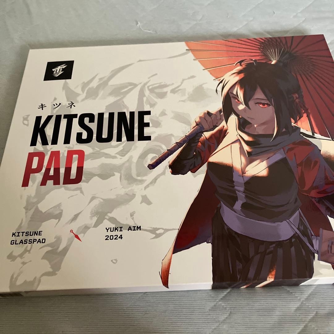 Yuki Aim Kitsune Pad 2024 Glass Gaming Mouse Pad Japan