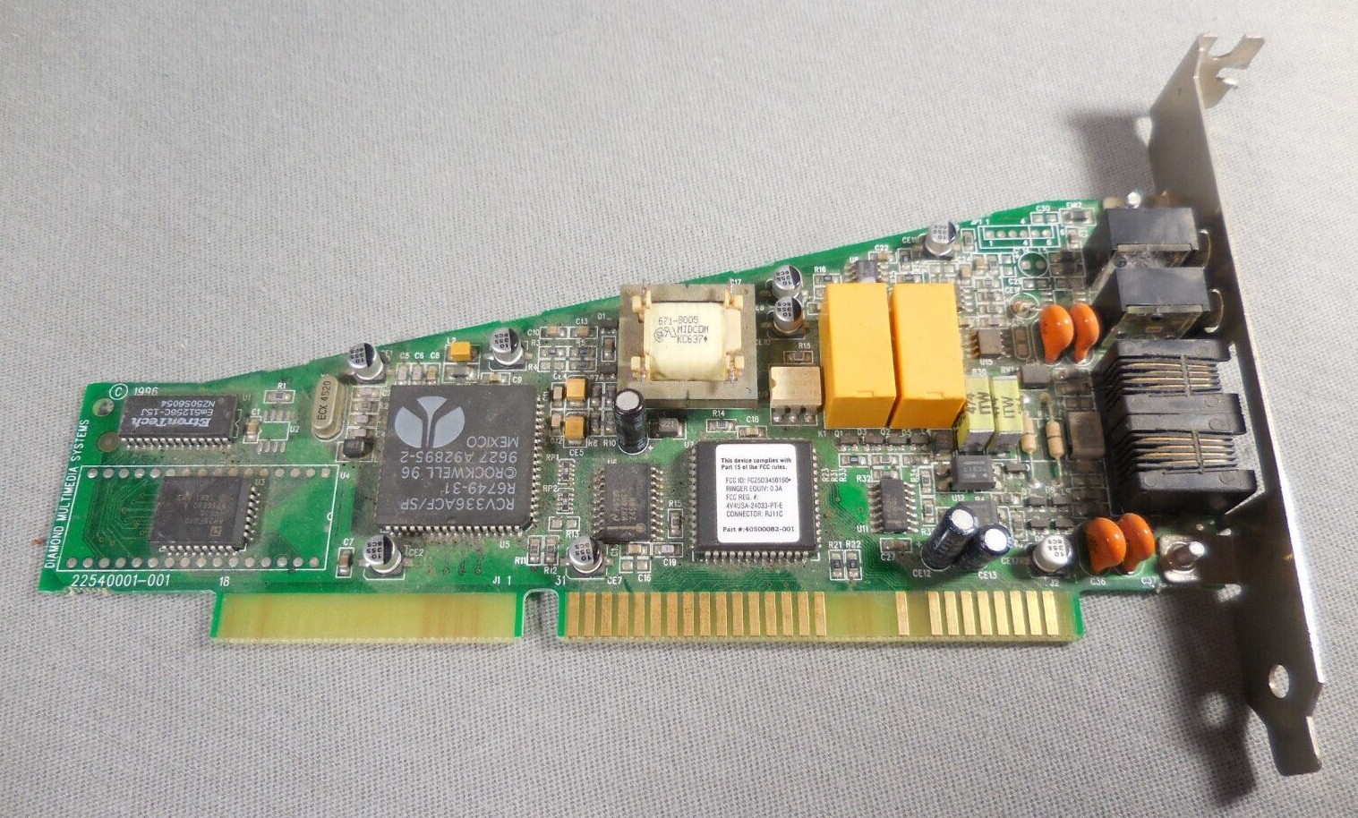Diamond Multimedia Systems Voice  Fax Modem 22540001-001 Untested