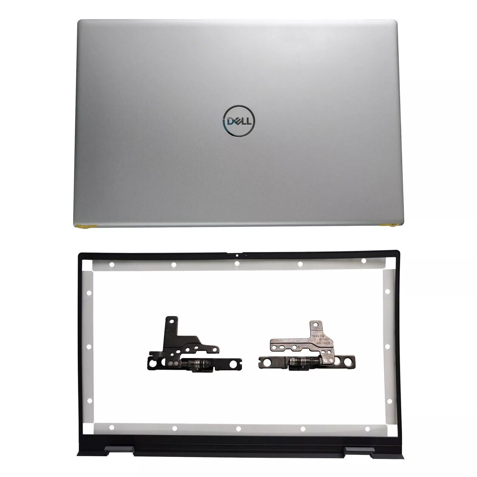 For Dell Inspiron 15 Pro 5510 5515 LCD Back Cover + Bezel Hinges 0CHFVW 05WK5X