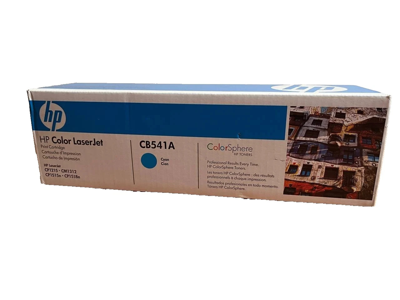 NEW HP 125A LaserJet Cyan Toner Cartridge LaserJet CP1215, CP1515 - CB541A