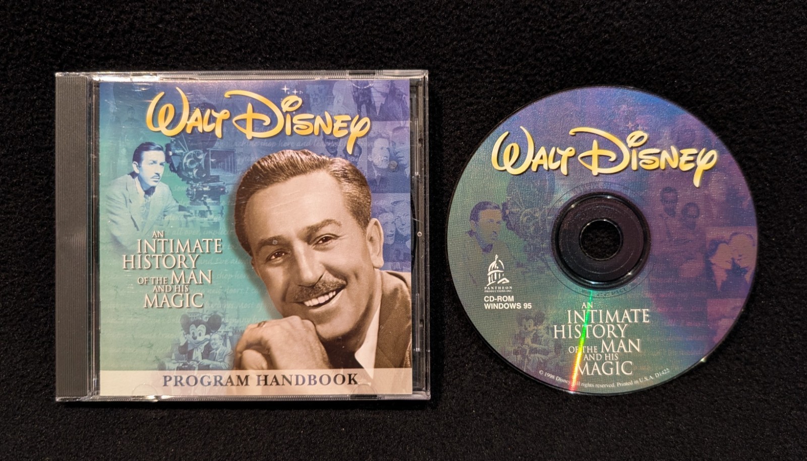 WALT DISNEY: An Intimate History of the Man and His Magic Windows CD-ROM 1998