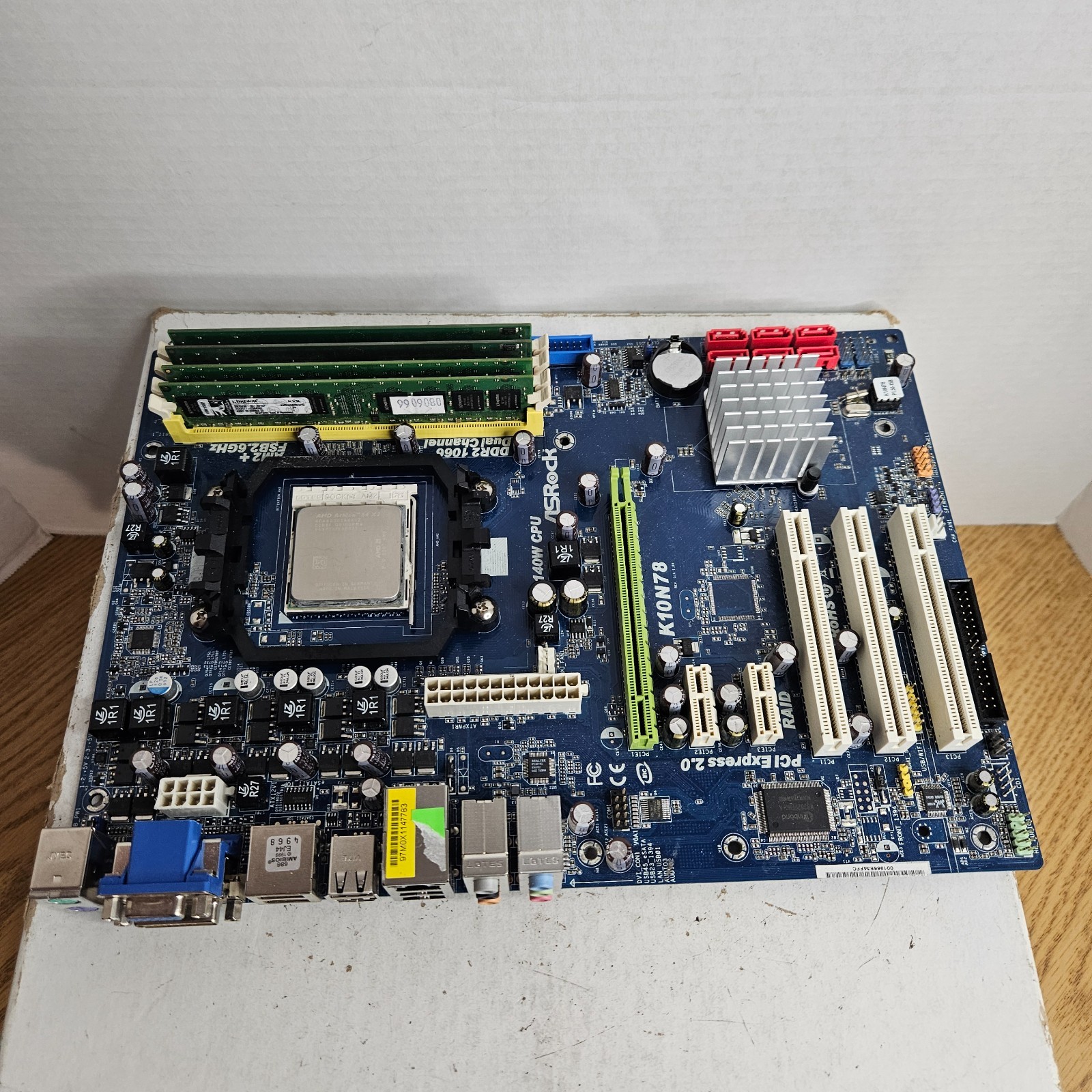 ASRock K10N78 + AMD Athlon II X2 240 + 4GB Ram | Great Retro Windows XP Combo