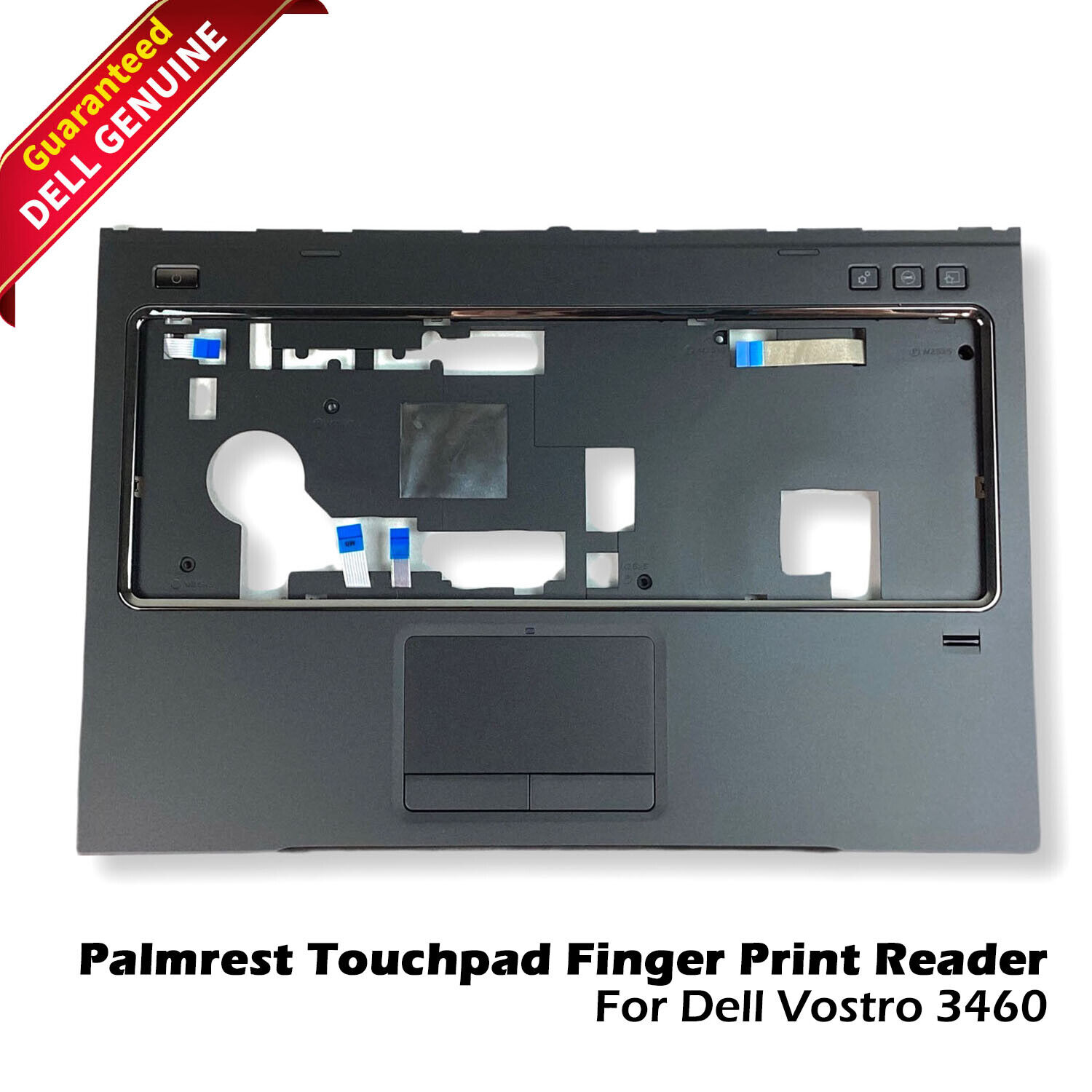 Genuine Dell Vostro 3460 Palm rest Touchpad With Fingerprint Reader 2KGWK
