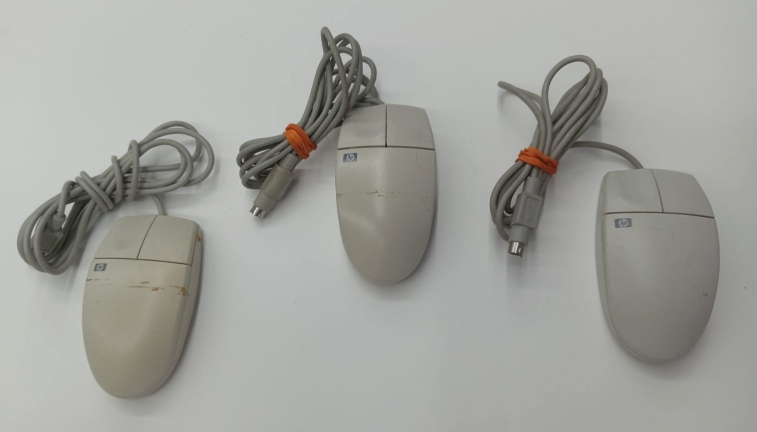 VINTAGE HP HEWLETT PACKARD MOUSE MODEL C3751B (Set of 03)