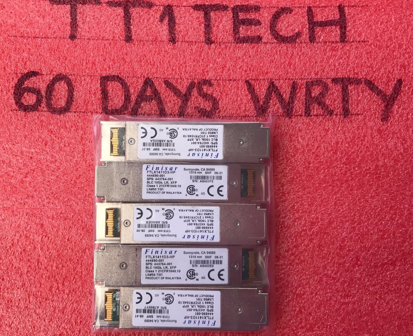 HP FTLX1411D3-HP 444690-001 443764-001 BLC 10Gb LR XFP 1310nm SMF transceiver 