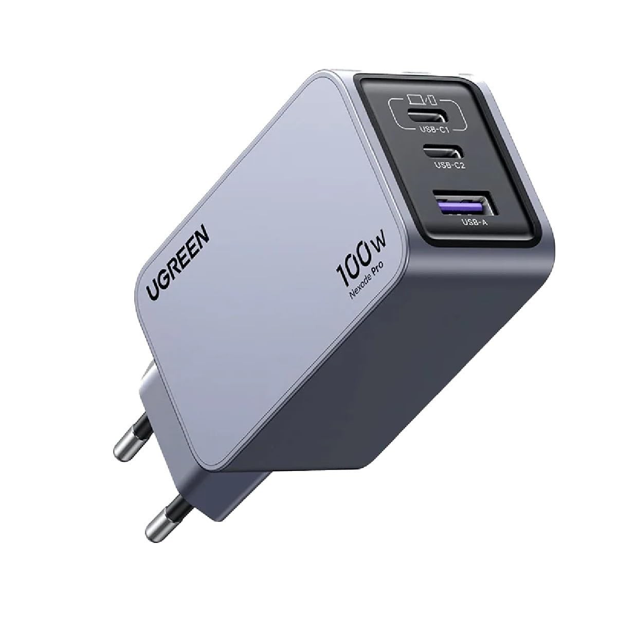 Nexode Pro 100W GaN Charger with USB-C Cable - Total Ports - Chargers Power Supply