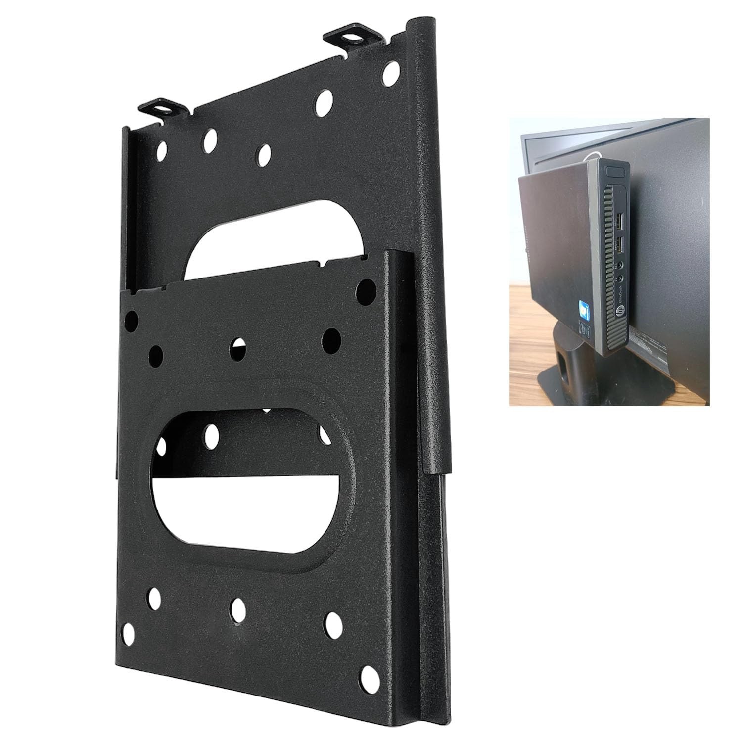 NOBER Computer Wall Mount Mini PC VESA Mount TV Monitor Brackets Easy Desk Co...
