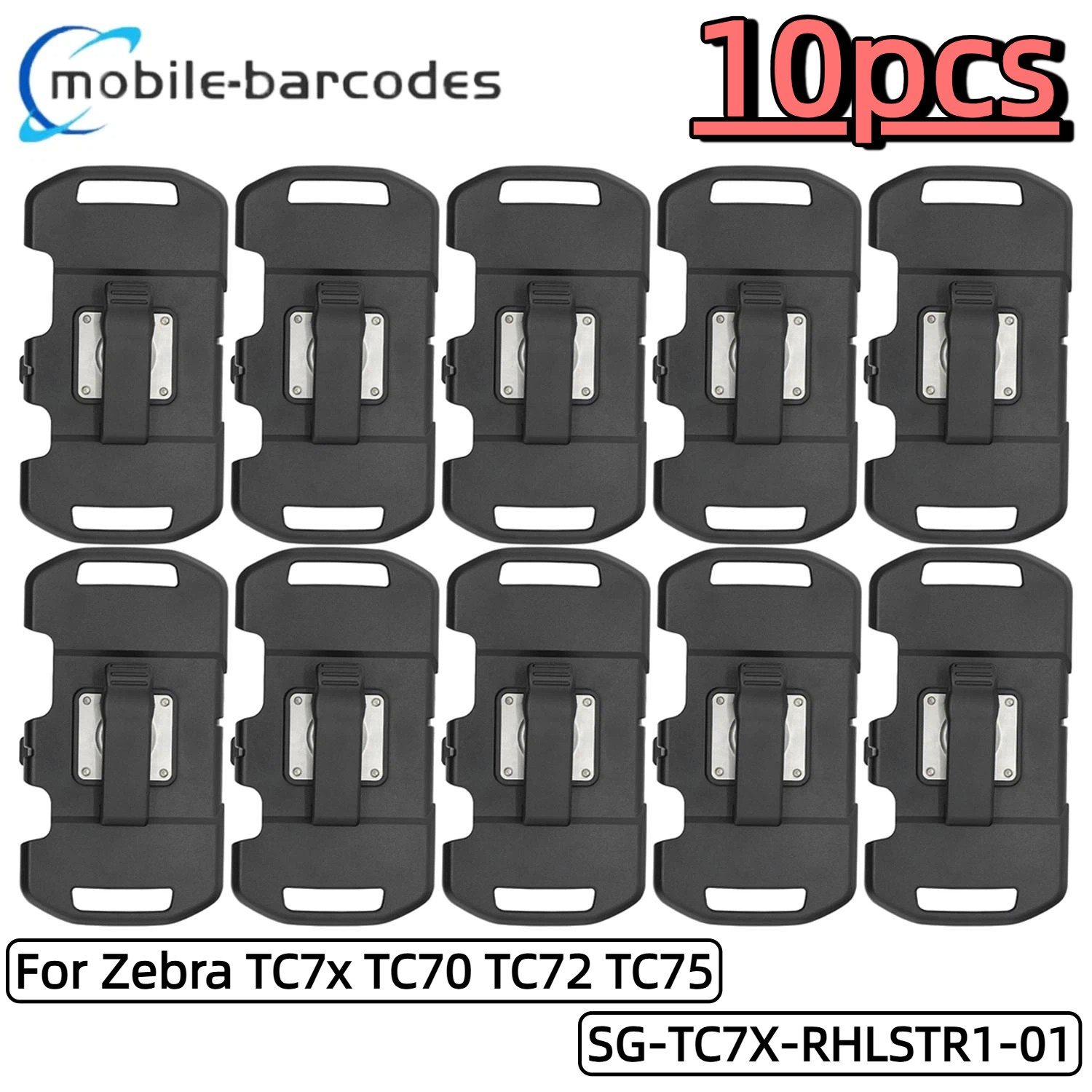 10pcs Rigid Holster for Zebra TC7x TC70 TC72 TC75 Scanner (SG-TC7X-RHLSTR1-01)
