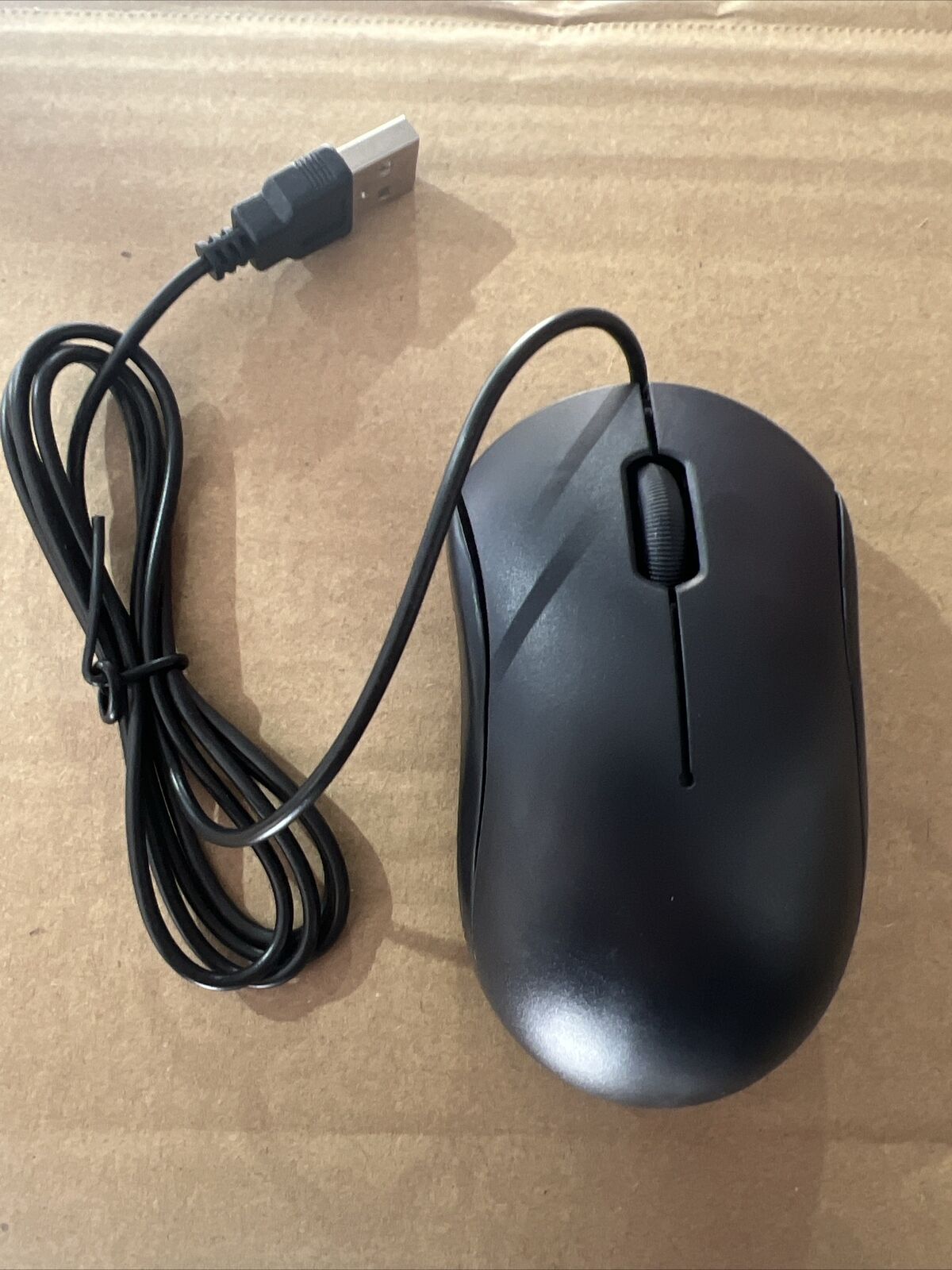 Lot Of 6 USB Wired Mouse Generic Black Lap Desktop Computer 