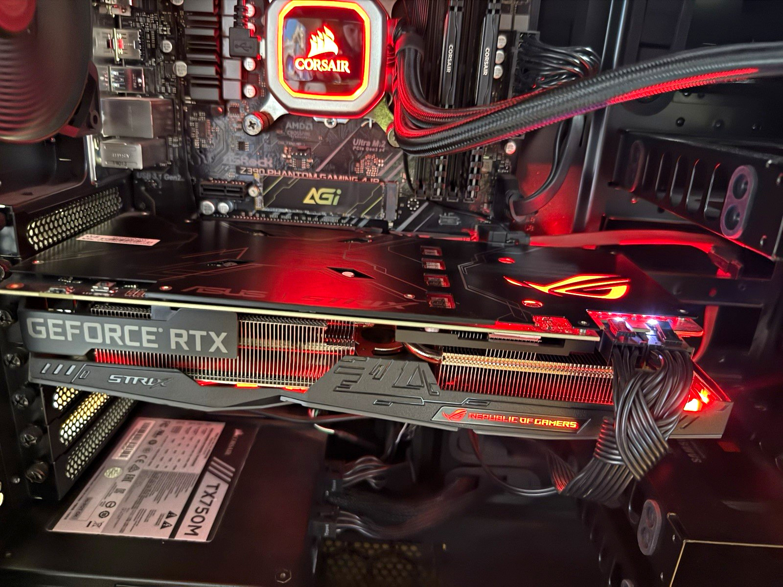 ASUS ROG Strix NVIDIA GeForce RTX Graphics Card RGB, Fan Heatsink