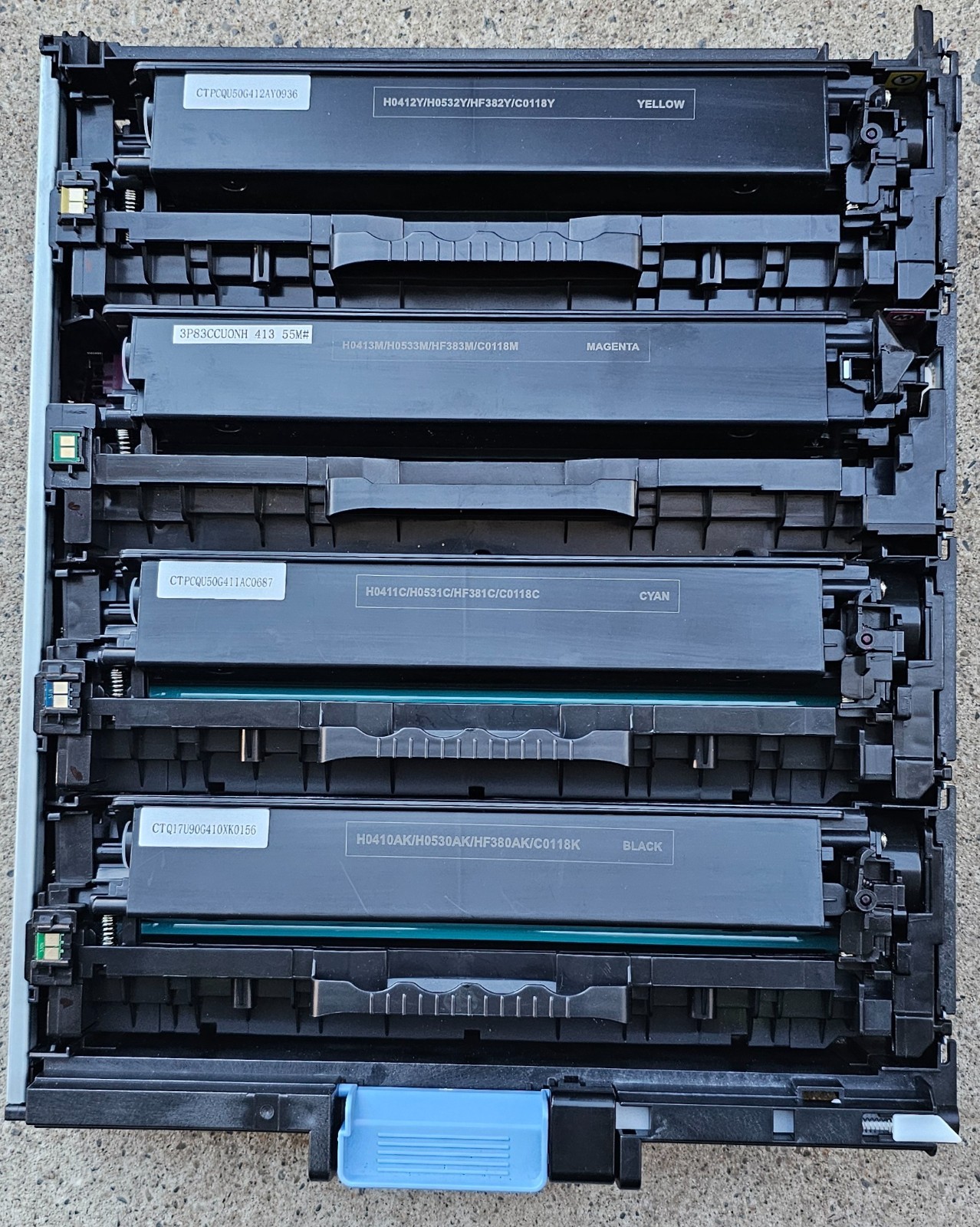 4pk Compatible CF380A-383A 312A Toner set for Color LaserJet Pro M476dn M476dw