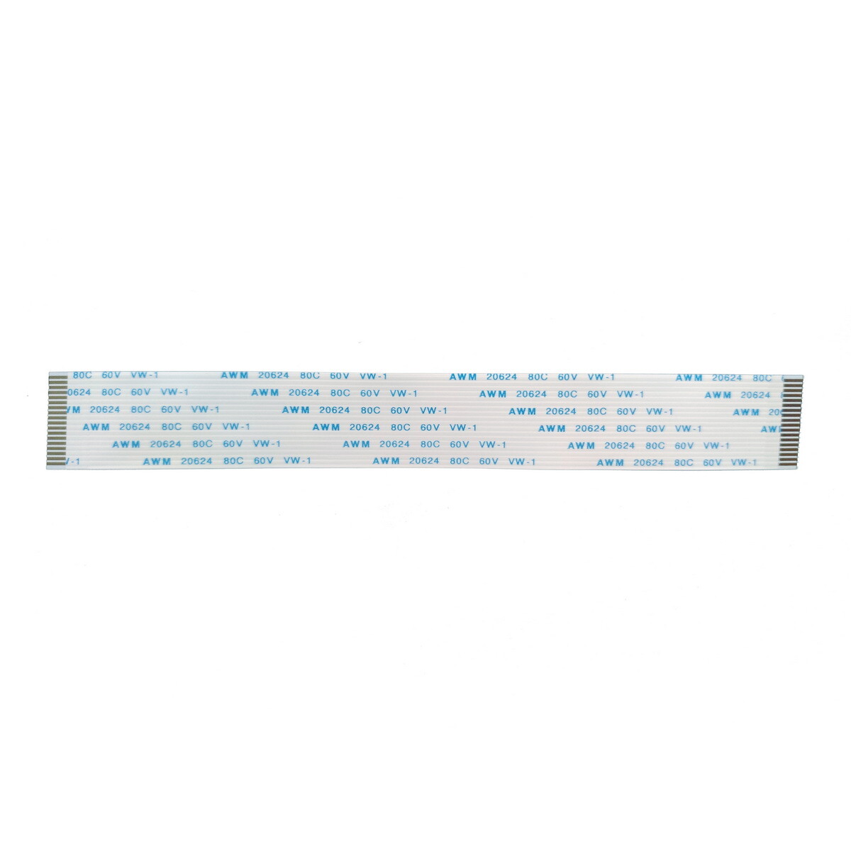 17Pin 1.25mm Pitch FFC FPC Flexible Flat Cable AWM VW-1 20624 6/10/20/30/40/50CM