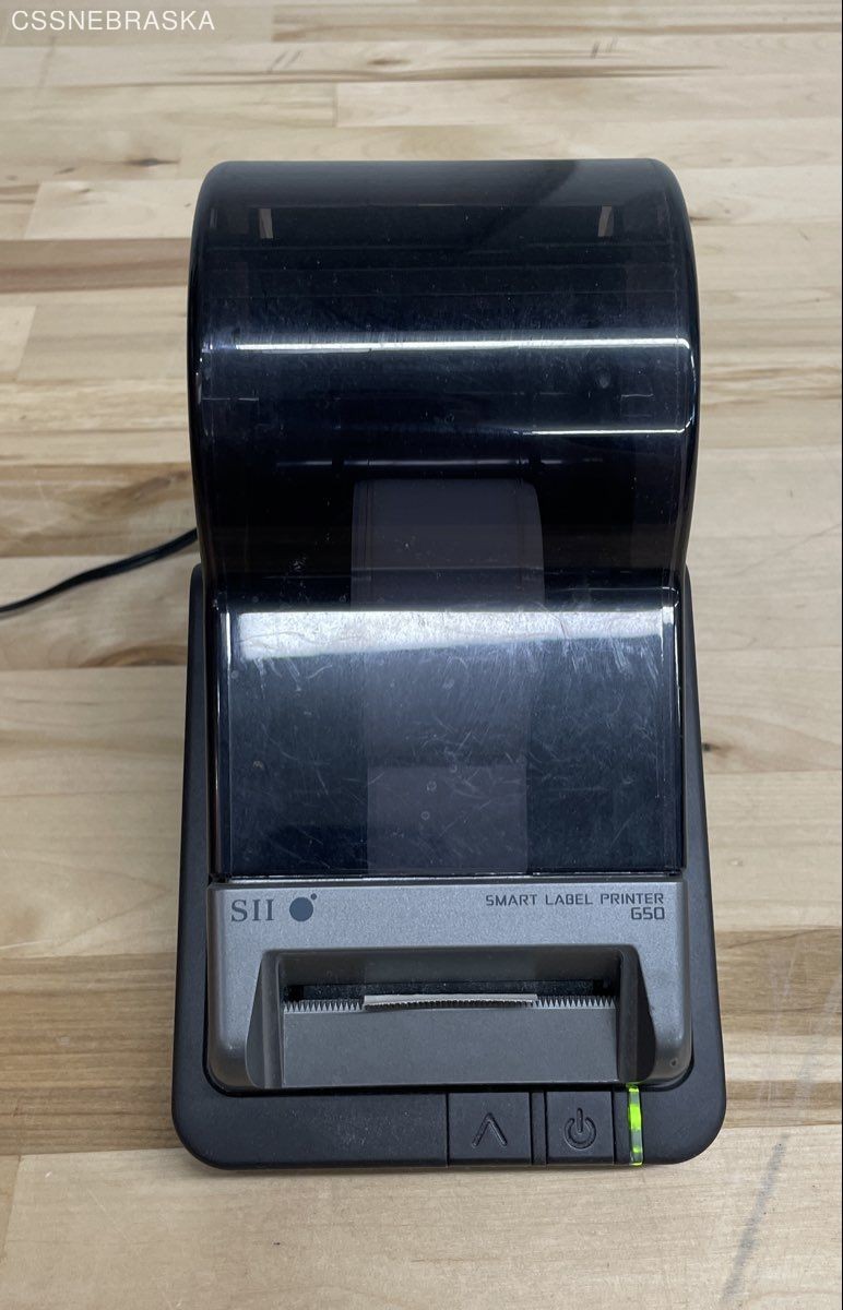 Seiko SII Smart Label Printer 650 SLP650 Thermal Desktop Labeler Tested Works