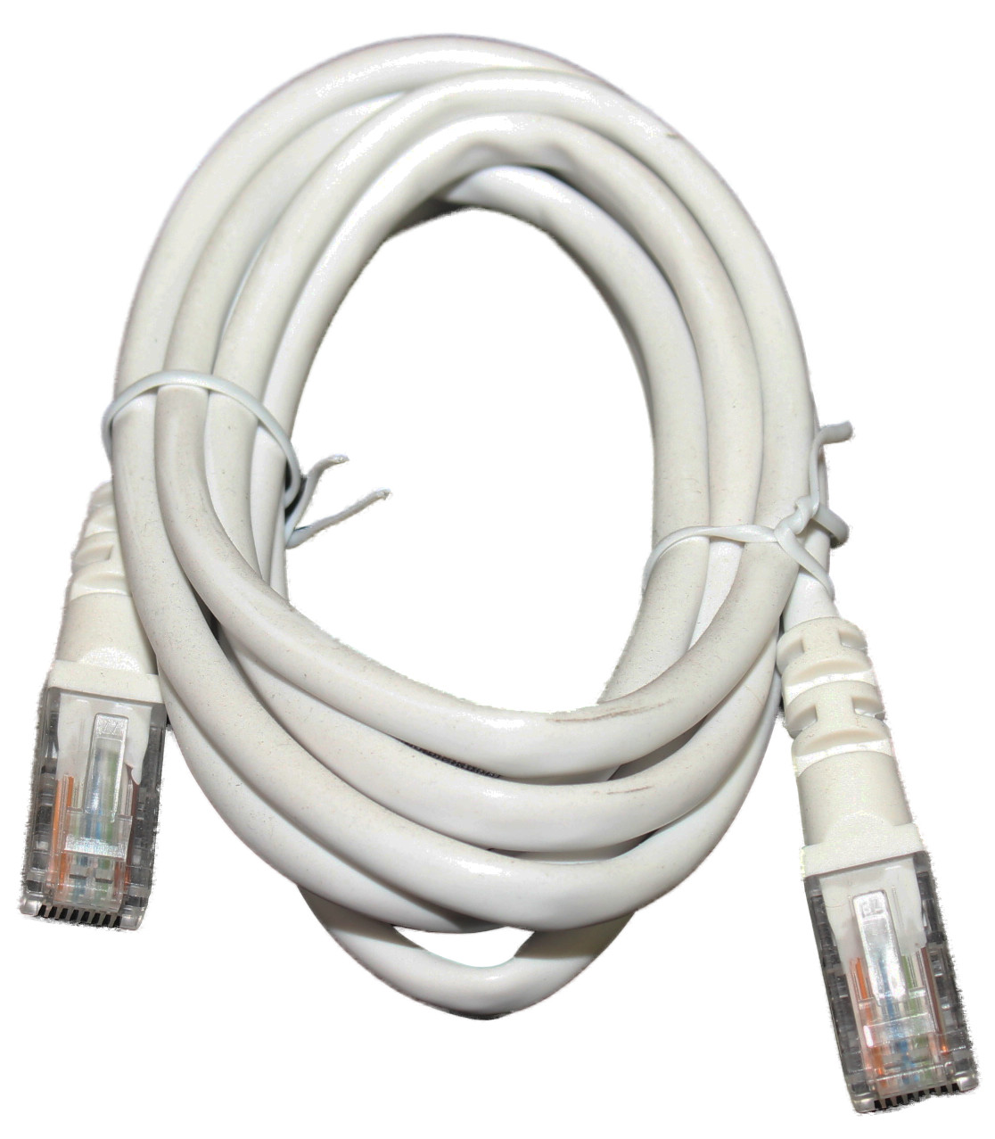 Lot of 100 White RJ45 Ethernet Patch Cables 1.8M 6FT Cat6 LAN Network Wire Cord